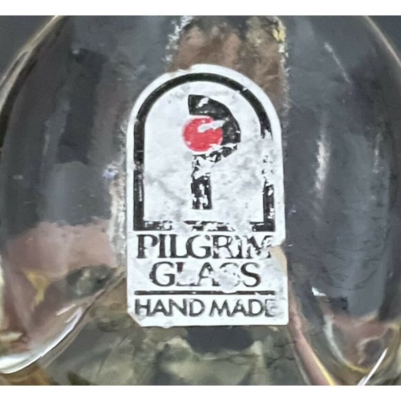 Vintage Pilgrim Glass Handmade Cat Figurine Clear Art Glass - Picture 6 of 12